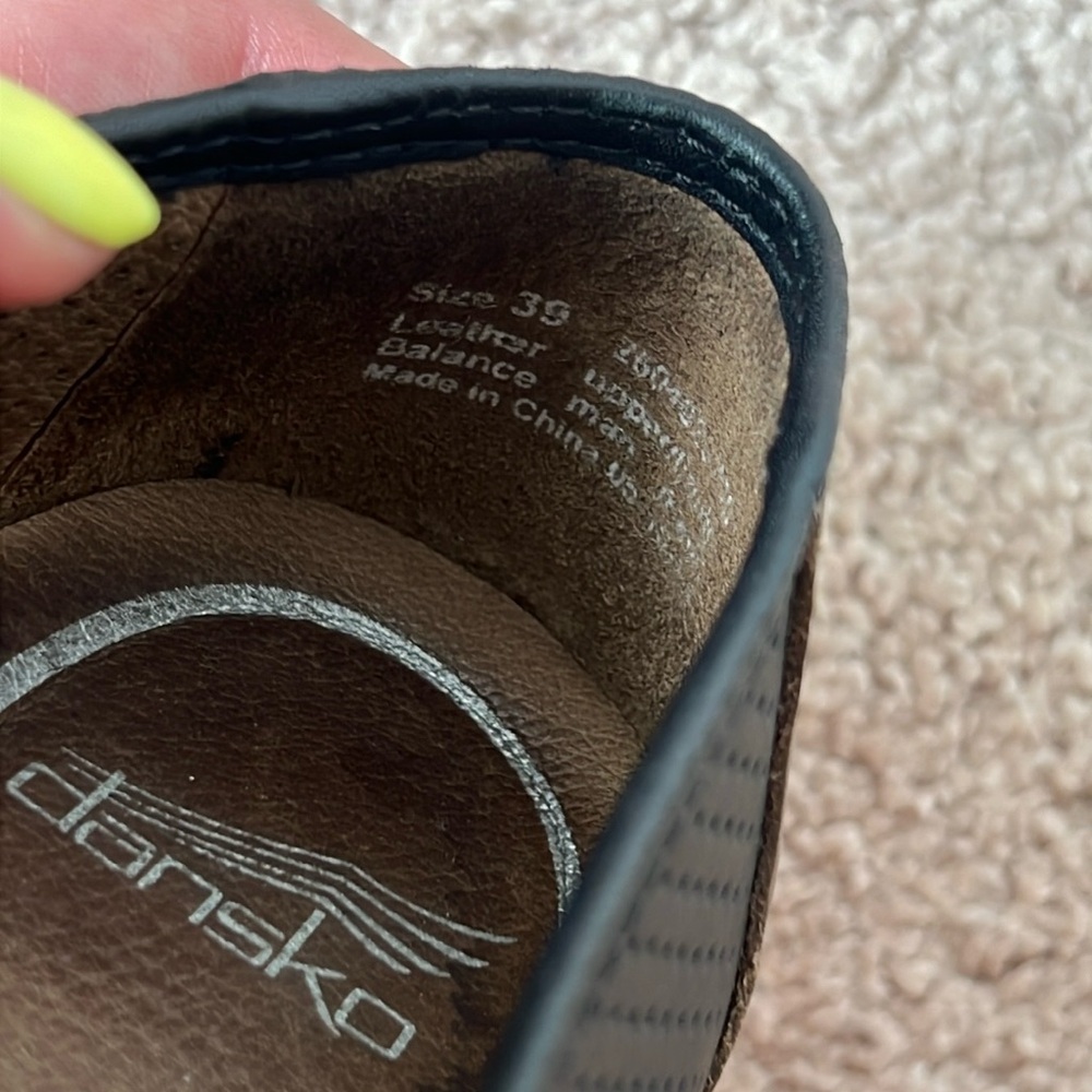 Dansko Marjorie Perforated Slip On Comfort Shoes - Picture 8 of 9